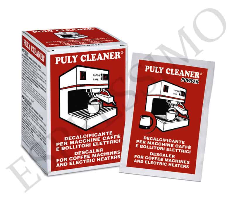 PULY CLEANER אבקה להסרת אבנית למכונת קפה