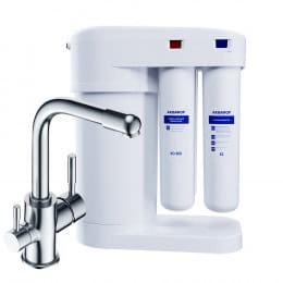 Aquaphor morion 101s מערכת אוסמוזה הפוכה עם ברז מפוצל